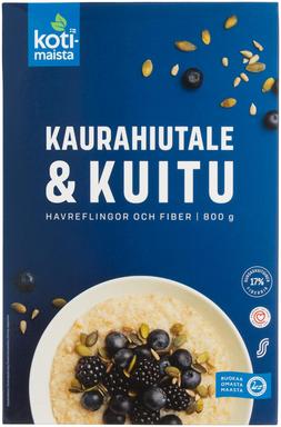 Kotimaista kiirkaerahelbed&kliid 800 g
