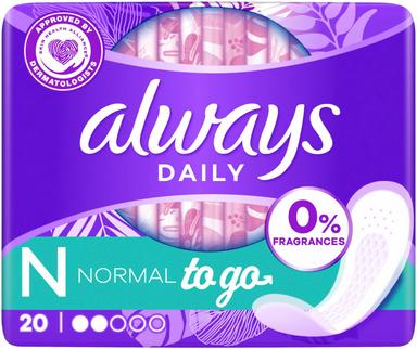 Always To Go Normal pesukaitse 20tk