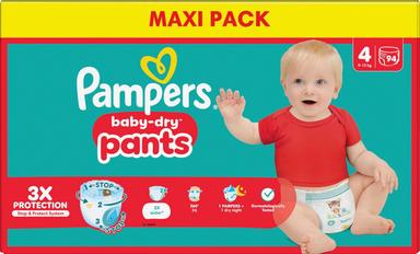 PAMPERS BD püksmähkmed S4 9-15kg 94tk