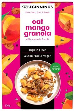 Beginnings vegan kaera müsli mangoga 200g