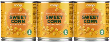 Coop maisiterad soolvees 165/140g