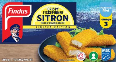 Findus Krõbedad sidrunimaitselised kalapulgad 250 g