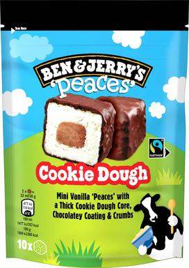 Ben&Jerry's küpsisetükkidega jäätiste multipakk 10tk, 160 ml/150 g