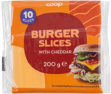 Coop Cheddar sulatatud juustuviilud, 200g