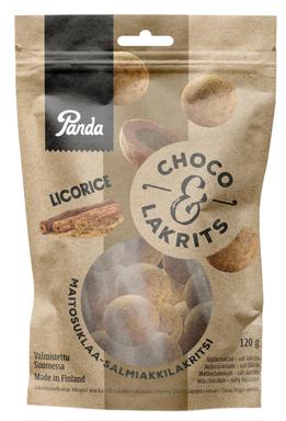 Panda Choco & Lakrits kommid 120g