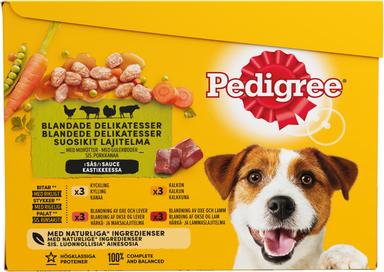 Pedigree Adult koeratoiduvalik kastmes, 12 x 100 g