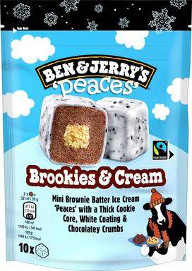 Ben ja Jerry's Brookies Ja Cream Jäätis 10 Tk160ml/150 G