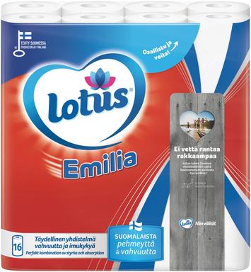 Majapidamispaber Emilia 16 rulli
