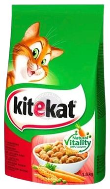 KiteKat kuivtoit kassile 1.8kg loomaliha