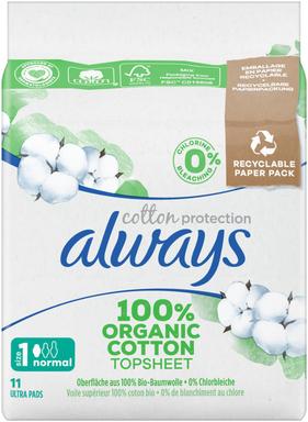 Always cotton protection hügieeniside normal 11tk