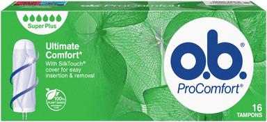 O.B. Pro Comfort Super Plus tampoonid 16 tk
