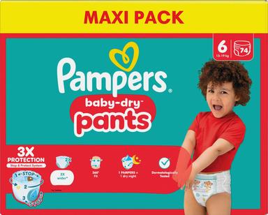 PAMPERS BD püksmähkmed S6 14-19kg 74tk