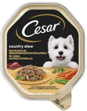 Cesar Country koeratoit linnuliha ja köögiviljadega 150 g