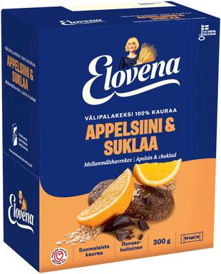 Elovena küpsised apelsini ja šokolaadiga 300 g, laktoosi- ja munavaba