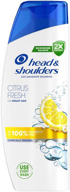 H&S kõõmavastane shampoon citrus fresh rasustele juustele 250ml
