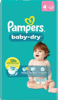 Pampers baby dry 4 47/9-14kg vp