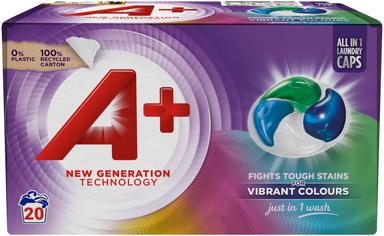Pesukapslid A+ Color Active4 20tk