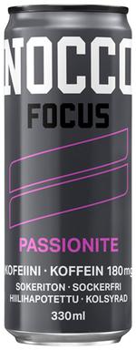 NOCCO FOCUS granadillimaitseline karboniseeritud energiajook 330 ml
