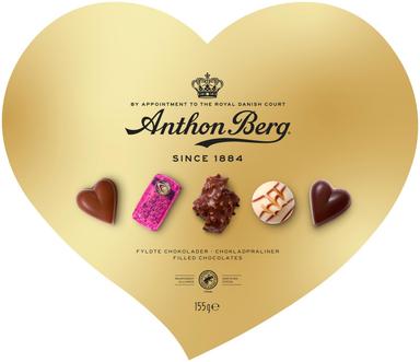 Anthon Berg Kuldne südamekujuline kommikarp 155g