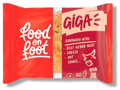 Giga võileib veisekebabiliha, juutu ja vürtsika kastmega 255 g