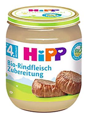 Hipp veiselihapüree 125g, alates 5-elukuust