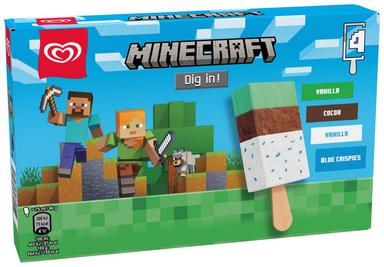 Kids Minecraft Multipakk Jäätis 184 G