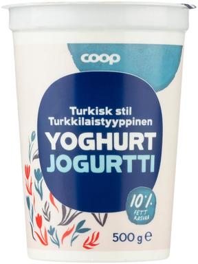 Coop Türgi jogurt 10% 500g