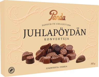 Panda Juhlapöytä Šokolaadiassortii 300g