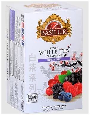 Basilur valge tee metsamarja 20tk