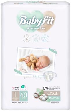 BABYFIT 40tk NEWBORN mähkmed lastele