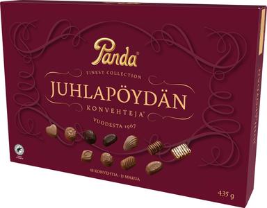 Panda Juhlapöytä Šokolaadiassortii 435g