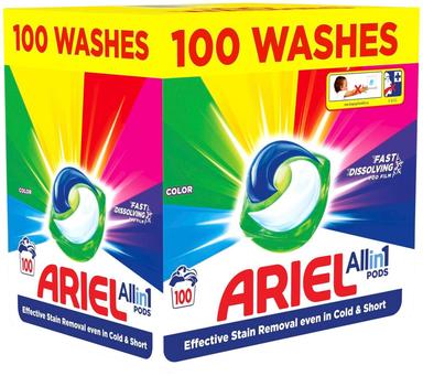 Geelkapslid Ariel Color 100tk