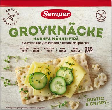 Semper jämedateralised näkileivad 215 g, gluteenivaba