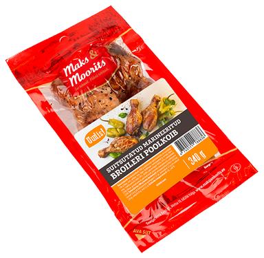Maks&Moorits suitsutatud marineeritud broileri poolkoib 340g