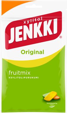 Jenkki Original Fruit Mix ksülitoliga närimiskummid 100g