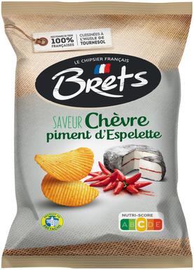 Brets kartulikrõpsud kitsejuustu ja Espelette tšilli maitselised 125g