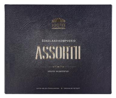 Eesti Leivatööstus Šokolaadikompvekid Assortii kommikarp 160g