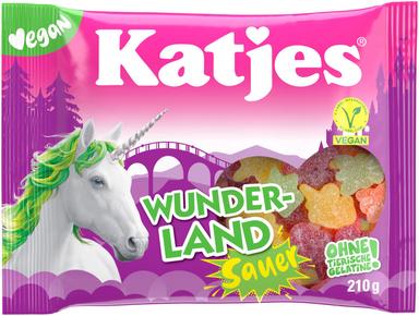 Katjes kummikommid hapukad Wunderland 210g