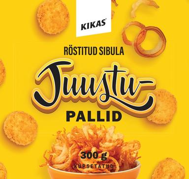 Kikas Juustupallid Röstitud Sibulaga 300g