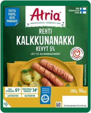 Rehti Kalkunilihast viiner 5% 280g
