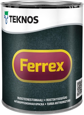 Teknos Ferrex ruosteenestomaali 1l harmaa - Prisma verkkokauppa