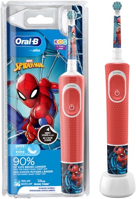 Pole sector robot Oral-B Kids Spider-Man -Sähköhammasharja Braun-tekniikalla - Prisma  verkkokauppa