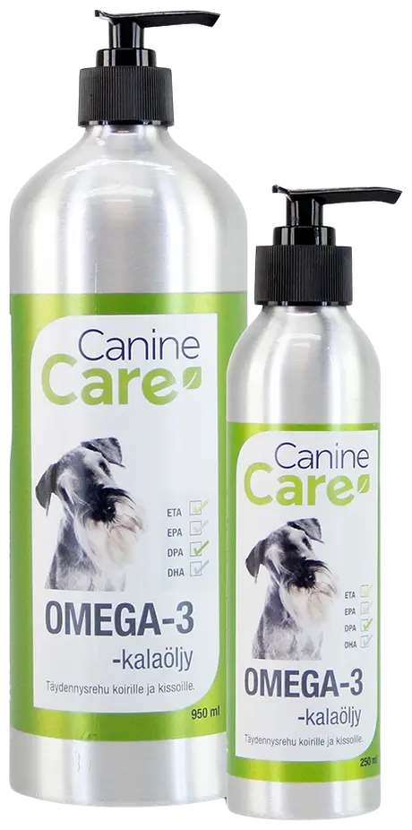 CanineCare Omega-3 -kalaöljy, 250 ml