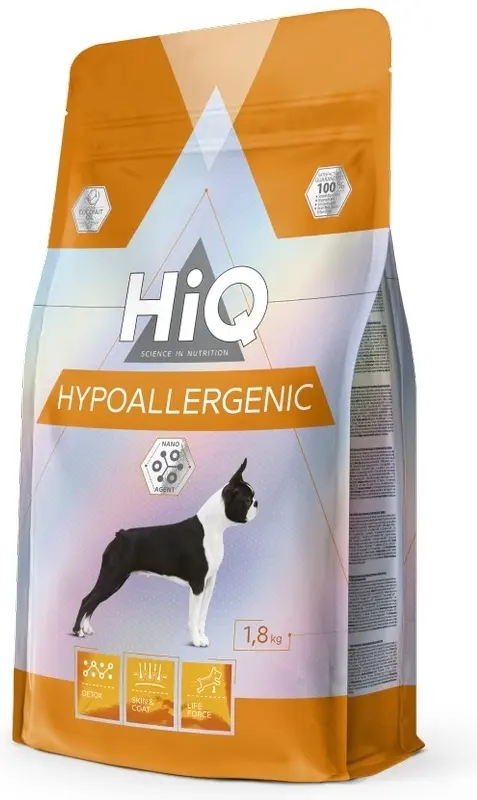 HiQ Hypoallergenic allergisten koirien täysravinto 1,8 kg