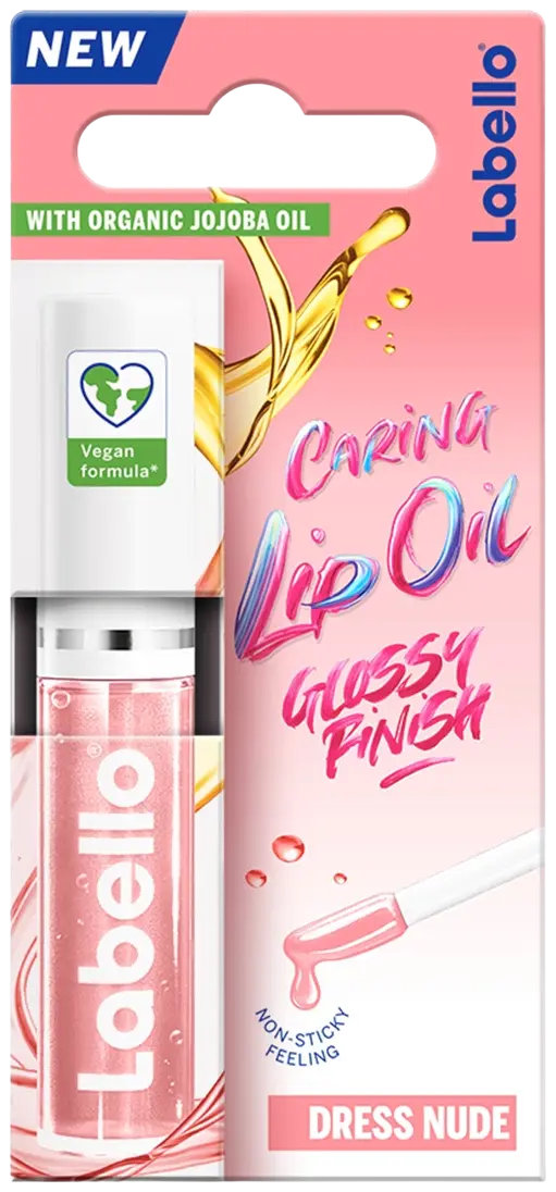 Labello 5,5ml Caring Lip Oil Dress Nude -huuliöljy