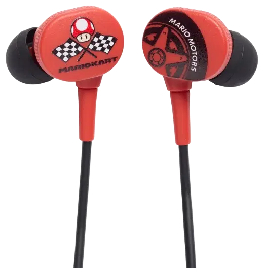 PowerA PowerA langalliset nappikuulokkeet, Mario Kart Motors, Nintendo Switch