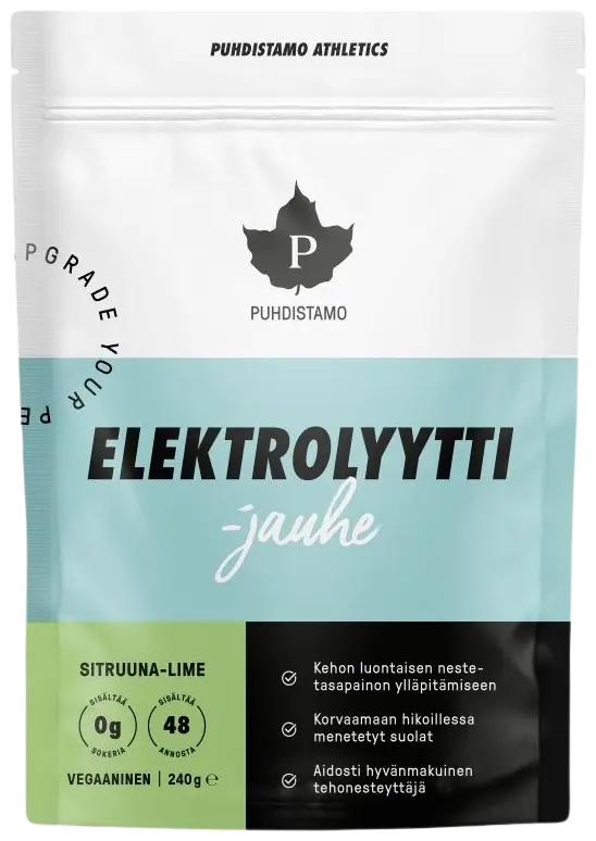 Puhdistamo Elektrolyyttijauhe Sitruuna Lime 240 g