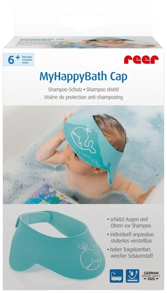 Reer shampoosuoja suihkuun, pehmeä ja sininen