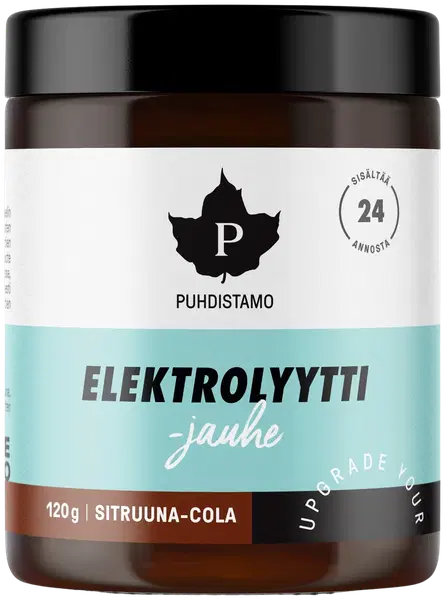 Puhdistamo Elektrolyyttijauhe Sitruuna-Cola 120 g