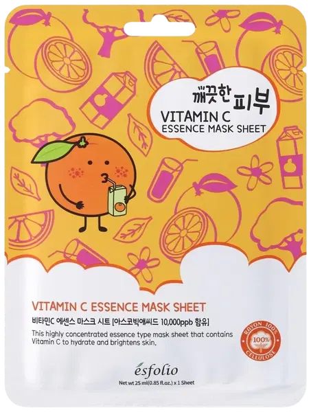Esfolio Pure Skin Vitamin C Essence Mask Sheet